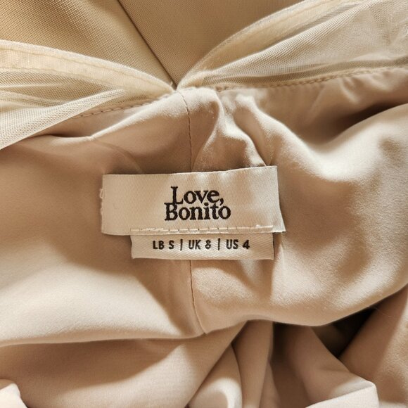 Love, Bonito Talulah Padded Mesh Midi Dress - Picture 7 of 7